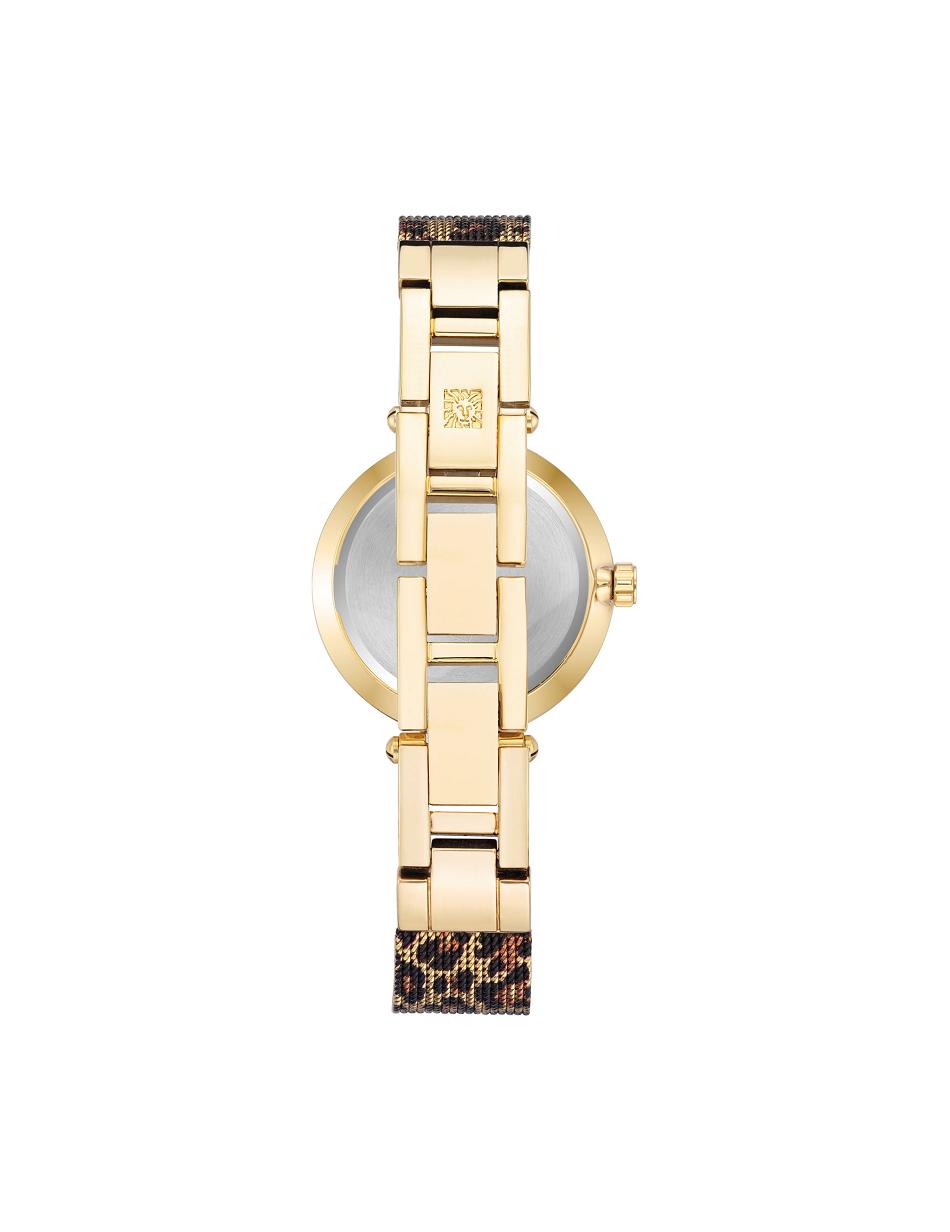 Les métaux Anne Klein Leopard Mesh Band Watch   | AHS-5714552